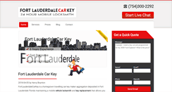 Desktop Screenshot of fortlauderdalecarkey.com
